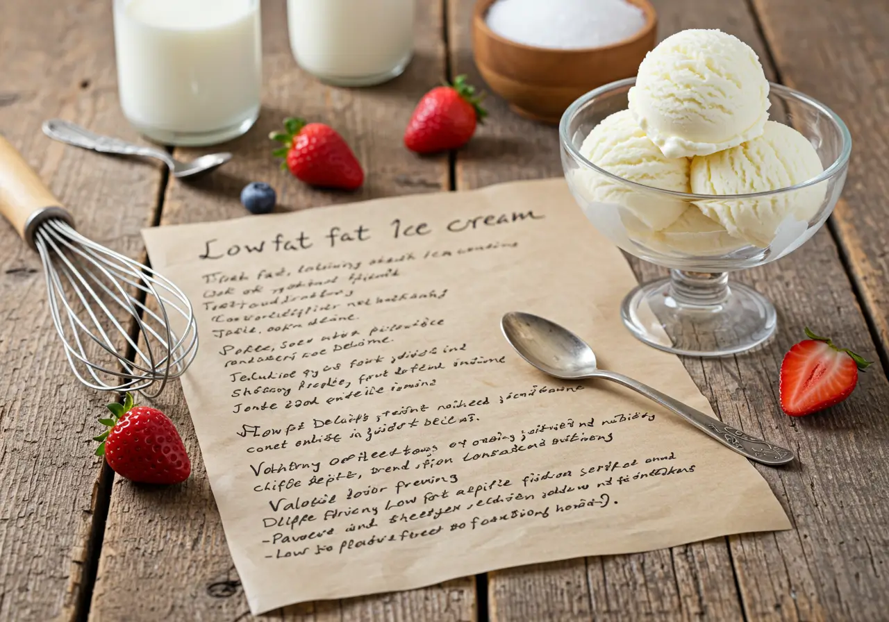 low fat ice cream recipe
