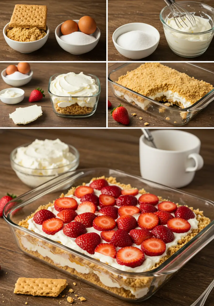 Strawberry Cheesecake Dump Cake Recipe